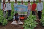 कृषी दूतांनी शेतकऱ्यांना दिले मातीपरीक्षनाची धडे