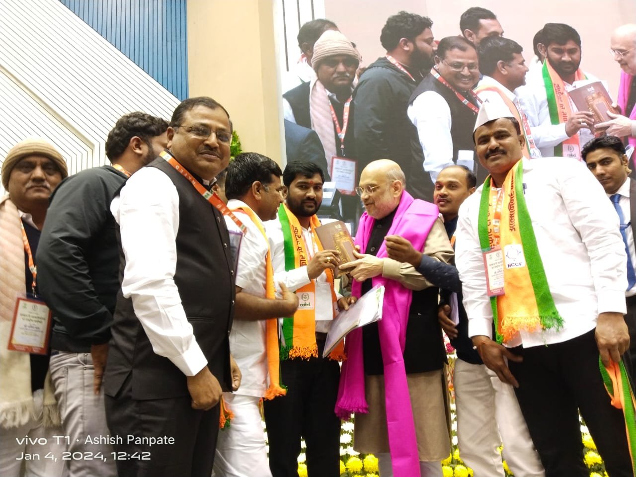 नाफेड एनसीसीएफ व भारत सरकार यांच्या संयुक्त विद्यमानाने राष्ट्रीय चर्चासत्रात अक्षय सुभाष जैन यांचा सहभाग