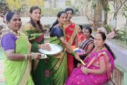 लक्ष्मीबाई देशपांडे शाळा पातूर येथे हळदी कुंकू कार्यक्रम साजरा.