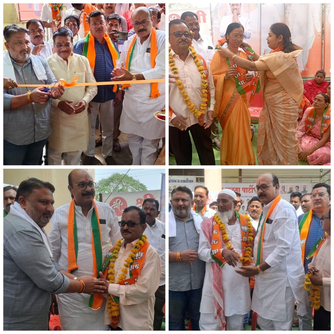 महायुतीच्या निवडणूक प्रचार कार्यालयाचे उद्घाटन व पक्षप्रवेश पातुर येथे संपन्न!