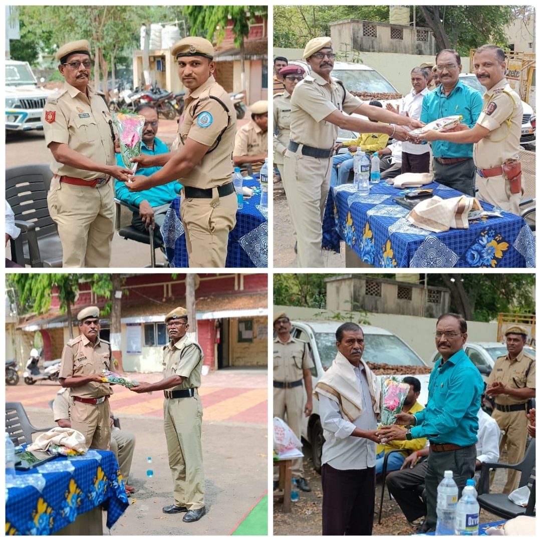 पातुर होमगार्ड संघटनेच्या वतीने पत्रकार सतीश भाऊ सरोदे व सुरेश गणपत नेमाडे सेवानिवृत्त होमगार्ड यांचा सत्कार संपन्न