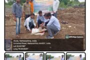 खामखेड तेथे बीज प्रक्रिया प्रशिक्षण शेतीच्या बांधावर