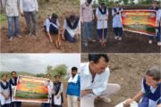कृषी दूतांनी शेतकऱ्यांना दिले मातीपरीक्षनाची धडे
