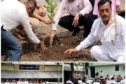 पोलीस स्टेशन चान्नी येथे वृक्षारोपण व विवरा येथील पोलीस पाटील यांचा स पत्नी सत्कार संपन्न !