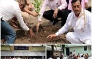 पोलीस स्टेशन चान्नी येथे वृक्षारोपण व विवरा येथील पोलीस पाटील यांचा स पत्नी सत्कार संपन्न !