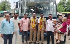 आलेगाव बसस्थानक परीसरामध्ये पूर्ववत बसफेरी सुरु