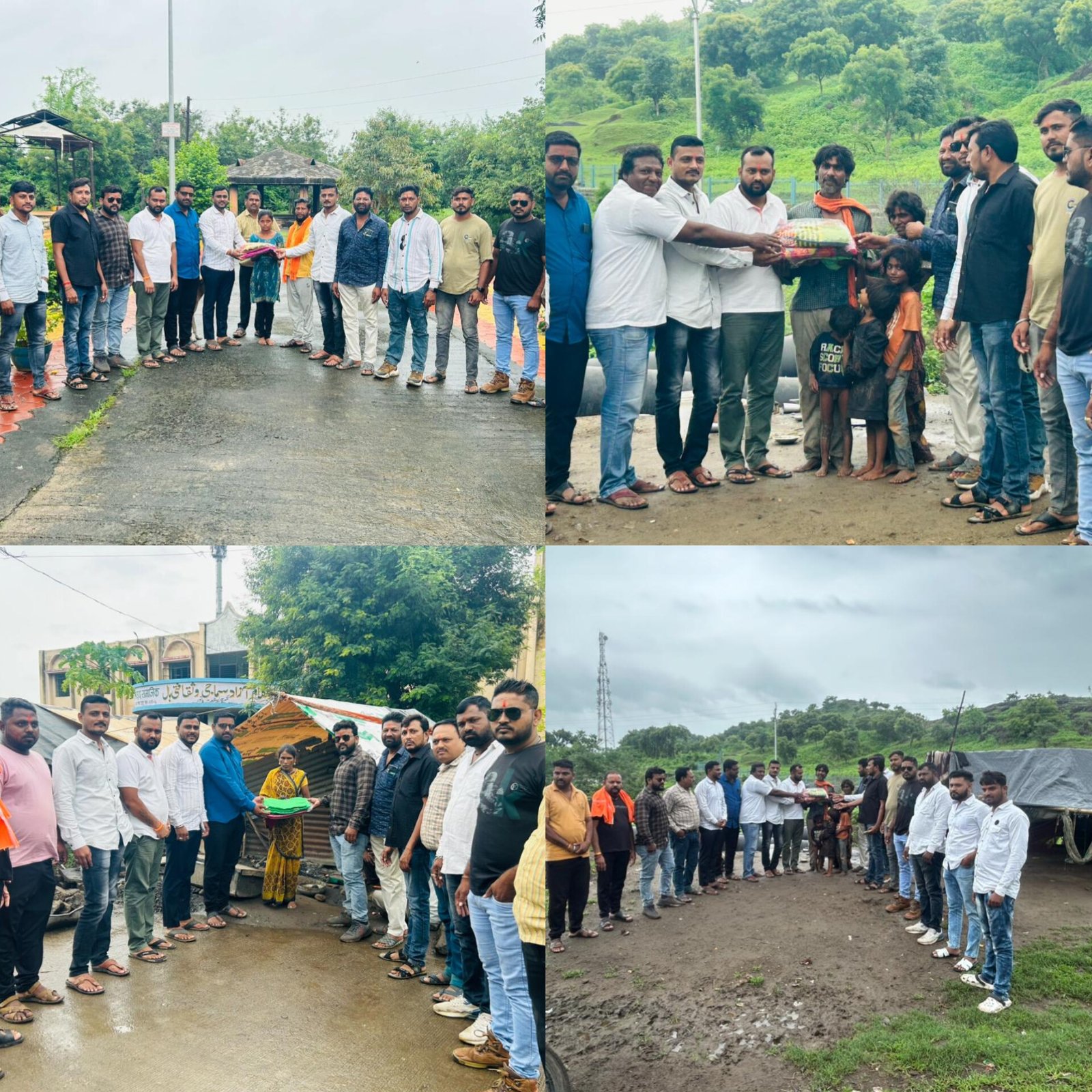 शिवसेना पक्षप्रमुख मा. उद्धव ठाकरे यांच्या वाढदिवसा निमित्त पातुरात साडीचोळी, ब्लॅंकेट वाटप