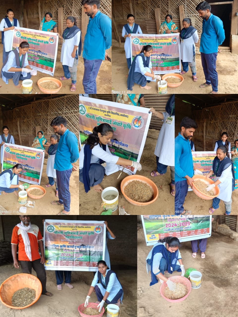 कृषी दूतांकडून चारा उत्पादन मार्गदर्शन