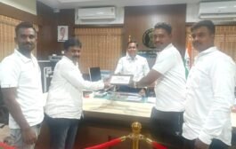 बुलढाणा जिल्हाधिकारी कीरण पाटील सर यांचे हस्ते जिवनरक्षक दिपक सदाफळे उत्कृष्ट आपत्ती व्यवस्थापनाने सन्मानित
