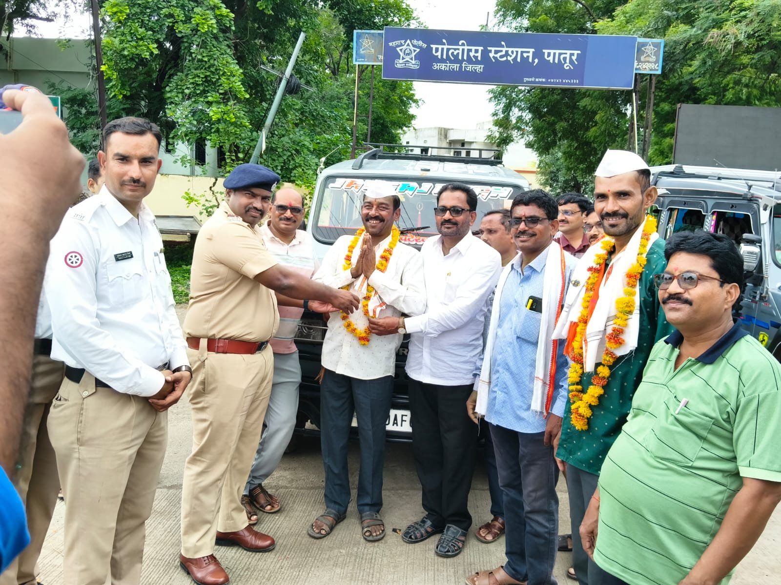पातुर पोलीसांचा स्तुत्य उपक्रम 
