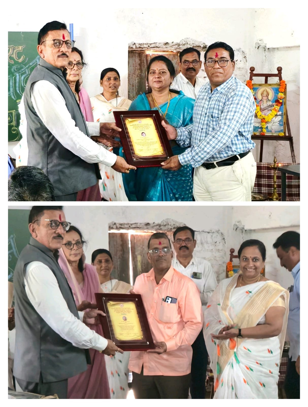 तुळसाबाई कावल विद्यालयाचे प्राचार्य श्री एस बी ठाकरे यांना सेवानिवृत्त निरोप समारंभ संपन्न