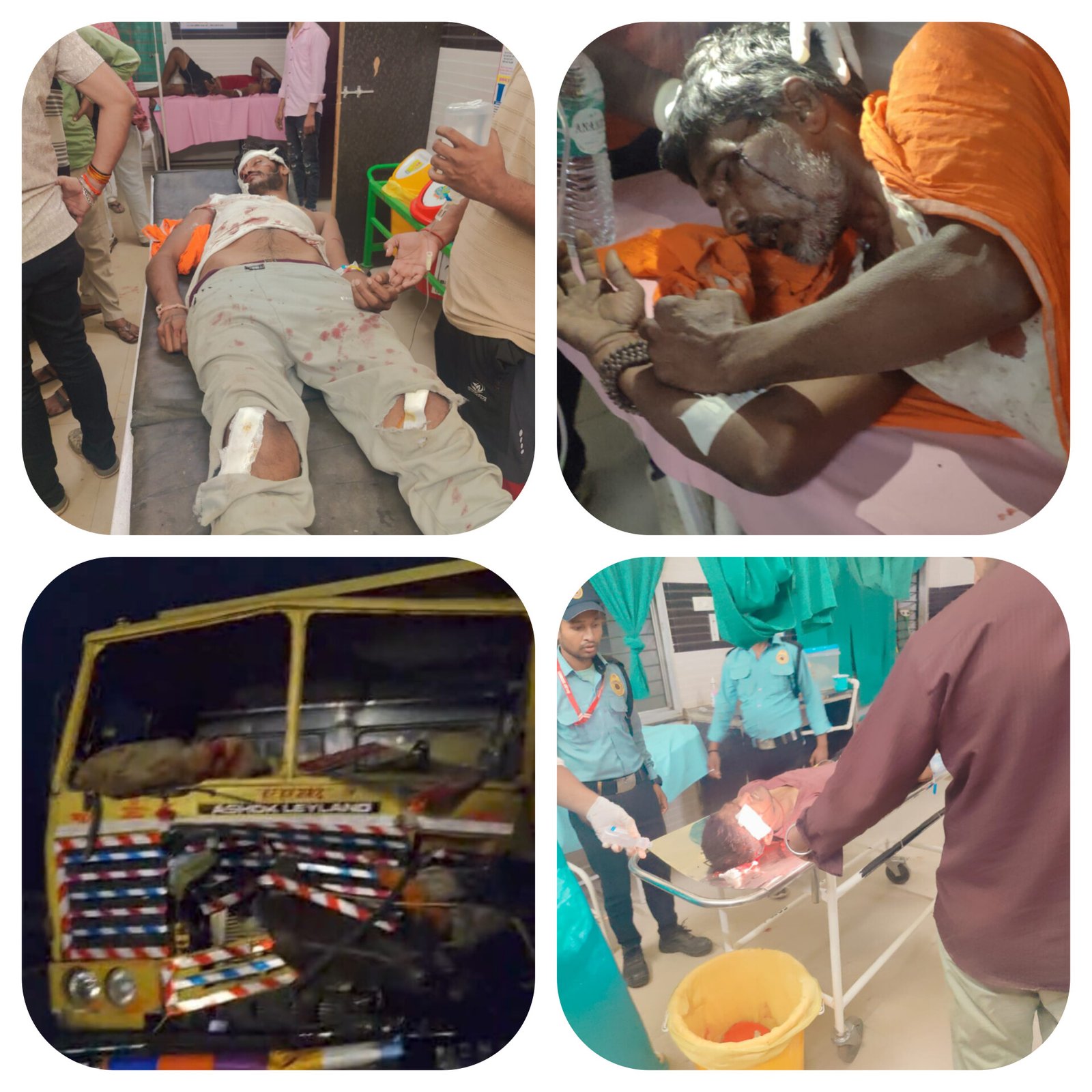 पातूरच्या कावड यात्रेचा मध्य प्रदेशात मोठा अपघात ! २ कावडधारि ठार ८ जखमी